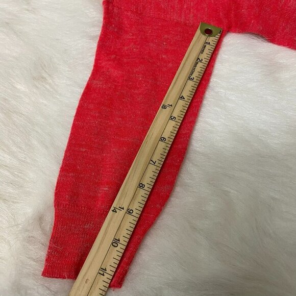 J. Crew Women's XS Alpaca Blend Red High Low Sweater Blouse - Picture 11 of 13